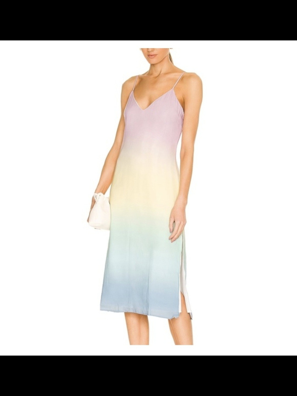 Steve Madden Pastel Ombre Slip Midi Dress